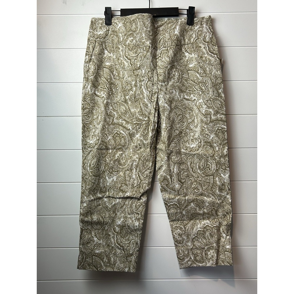 Women's New Directions Beige Capri Sz 14